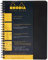 RHODIA 193469C - Quaderno a spirale (rilegatura integrale) Notebook NERO - A5+ 16 x 21 cm- a righe - 160 pag. staccabili - Carta Clairefontaine 80g/m² -COPERTINA in carta trattata morbida e resistente