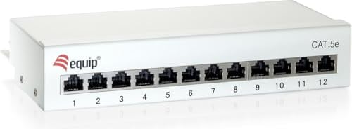 Equip Patchpanel 12x RJ45 Cat6 Desktop
