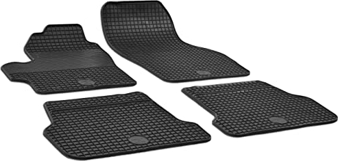 WALSER DirtGuard Gummi Fussmatten Auto für Mazda 3 (BK, BL) 09/1999-2019, 100% passgenaue Auto Fußmatten, robuste Universal Fußmatte Auto, Gummimatten Auto