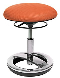 TOPSTAR SITNESS Bobby Kinderhocker orange | Made in Germany | Ergonomisch | Kinderstuhl, Kindersitz | höhenverstellbar | Geprüfte Sicherheit nach GS-Intertek