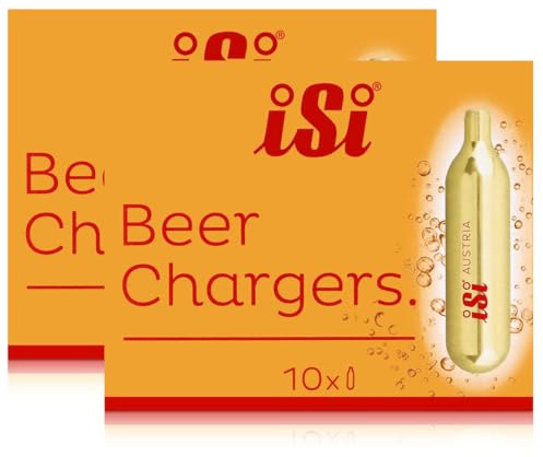 2x iSi Einweg-Bierkapseln 10 Kapseln für Bierzapfgeräte