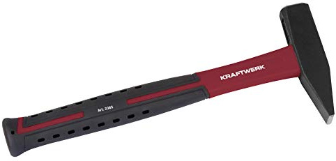 Kraftwerktools 2385 Marteau de sécurité type allemand, 10 V, Noir, Normal