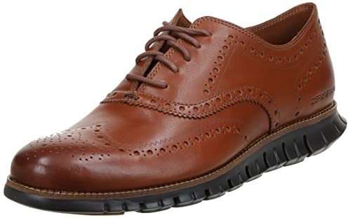 Cole Haan Men's Zerogrand Wing OX Oxford, british tan leather/java, 9 M US