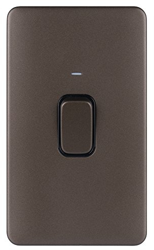 Schneider Electric GGBL4021BSSS Déco sans vis, marron, GGBL4021BMBS, 240V