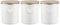 Typhoon Living Cream Tea, Coffee & Sugar Storage Canister Set