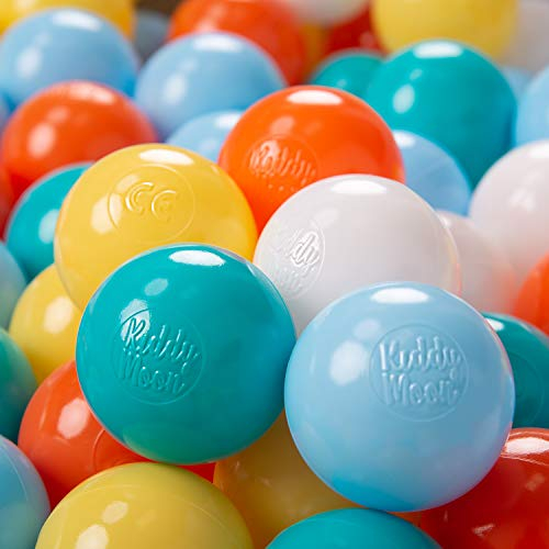 KiddyMoon Bälle für Bällebad 6cm Baby Spielbälle Kinder Plastikbälle Made In EU