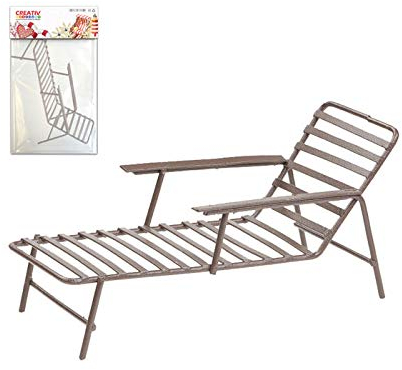 CREATIV DISCOUNT Miniatur- Liege, ca.12,5 cm, braun