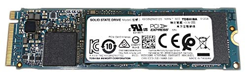 Toshiba 512 Go SSD SED XG6 PCIe Gen3 NVMe M.2 2280 KXG6AZNV512G FHN33 pour ordinateur portable Dell HP Lenovo Acer Asus