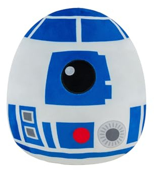 Squishmallows Star Wars R2-D2 Plush - Add R2-D2 to Your Squad, Ultrasoft Stuffed Animal Plush Toy, Official Kellytoy Plush, Weiß und Blau, 25,4 cm
