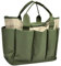 Heavy-duty Canvas Garden Tote - Large Organizer Bag With Pockets - Gardening Tool Storage Tote for Women & Men