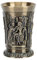 Copa de vino vintage, Copa de bronce para beber Copa de vino de metal Copa de bronce retro Estilo de la cultura egipcia antigua Contenedor para beber Decoración artesanal