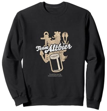 Düsseldorfer Beer Design Lettering Team Altbier Düsseldorf Sweatshirt