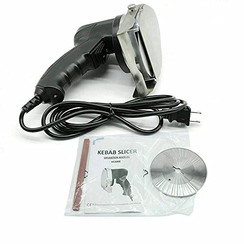 SHZICMY Coltello elettrico per kebab in acciaio inox