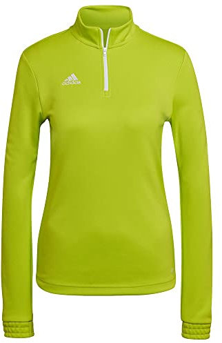 adidas Women's Entrada 22 Training Top, Team Semi Sol Yellow, L