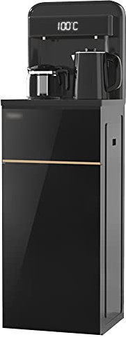 MNSRRN Fully Automatic Smart Water Dispenser, Large Screen Display Floor-Standing Bottled Water, Suitable for Home Office Coffee Tea Bar Dormitory