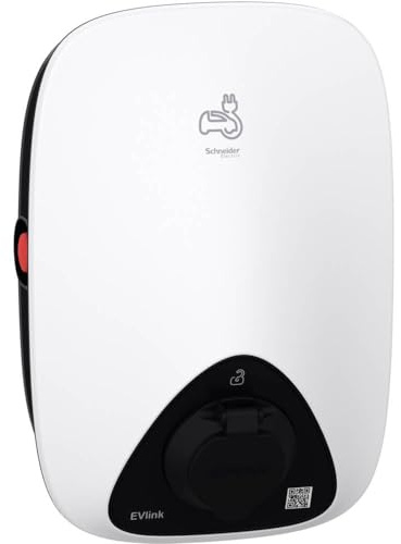 Schneider Electric Wallbox, 11kW, Ladesäule für Elektroauto, EVlink Home, T2 Steckdose, Artikelnummer EVH4S11N2