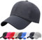 Baynetin Masche Baseball Kappe, Herren Atmungsaktive Schnell Trocknend Basecap, Mesh Freizeit UV Baseballmütze Verstellbar Sport Cap (Dunkelgrau)