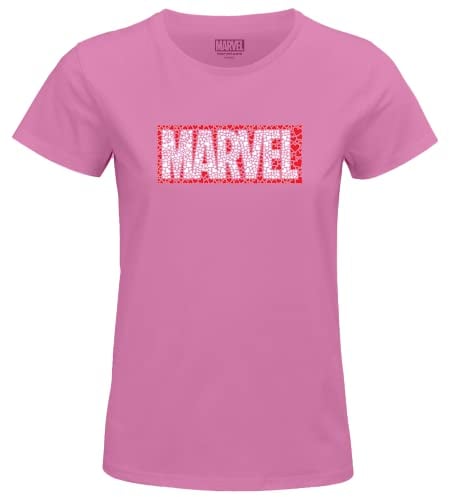 Marvel Women's Womarcots037 T-Shirt, Orchid Pink, M