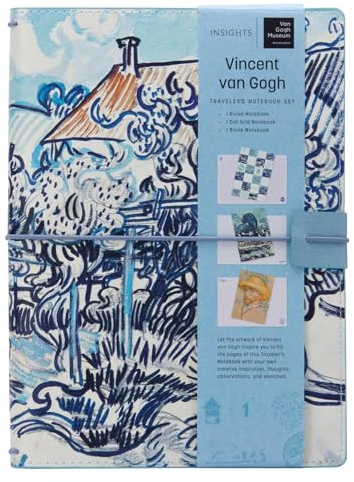 Van Gogh Traveler's Notebook Set: (Refillable Notebook)