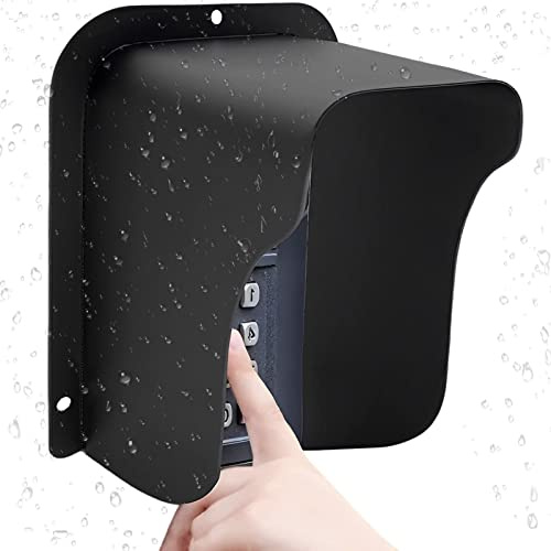 Copertura Antipioggia Campanello, Copertura Antipioggia Citofono, protezione dalla pioggia e dal sole, copertura protettiva per campanello per videocitofono wireless/controllo accesso porta/campanello