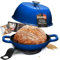 Krustic Schmortopf aus emailliertem Gusseisen für Sauerteigbrot Backen | 6 Quart Topf mit Deckel | 25,4 cm Keramik-Emaille dick beschichtetes Kochgeschirr-Set mit Antihaft-Silikon-Backmatte zum Kochen