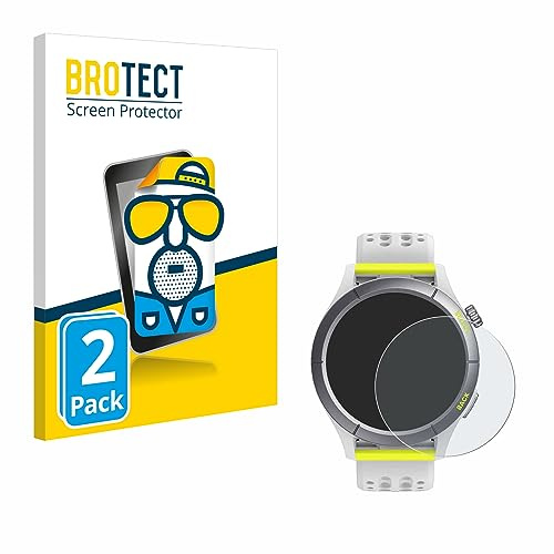 BROTECT Schutzfolie für Huami Amazfit Cheetah | 2 Stück Entspiegelnder Displayschutz Made in Germany Matte Displayschutz-Folie Anti-Reflex Anti-Fingerprint Einfache Montage