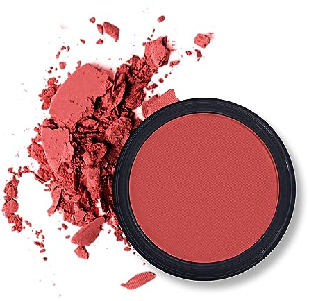 Erinde Single Red Lidschatten Palette, Nudetöne Rosa Matte Eyeshadow Palette, Wasserfest Pressed Powder Lidschattenpalette, High Pigmented & Long Lasting Basic Shade Eye Makeup