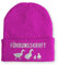 Strickmütze Führungskraft Enten Mütze Wintermütze lustige Beanie mit Stick, Farbe: Pink
