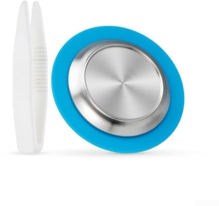 pour Filtres à capsules de café, filtres en acier inoxydable pour système de capsules de café Zenius Pro, filtres réutilisables (1 dosette de café + 1 pince)