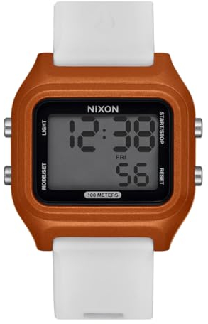 Nixon Unisex Digital Quarz Uhr mit Silikon Armband A1399-5231-00