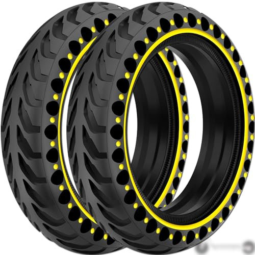 BABEJIA 2PCS Scooter Reifen 50/75-6.1 Tubeless, Werten Sie Ihr Fahrzeug auf mit Reifen 8 1/2 x2, Vollgummireifen 8.5'' Kompatibel mit Soflow SO4/SO3, Xiaomi 3/3 Lite/M365/Pro 2, Hiboy S2
