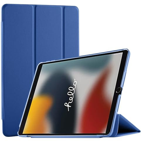 [TECH SHEK] Smart Case For New Apple iPad 10.2 (9th Generation 2021) (8th Generation 2020), (7th Generation 2019) Ultra Slim Magnetic Cover (Dark Blue)