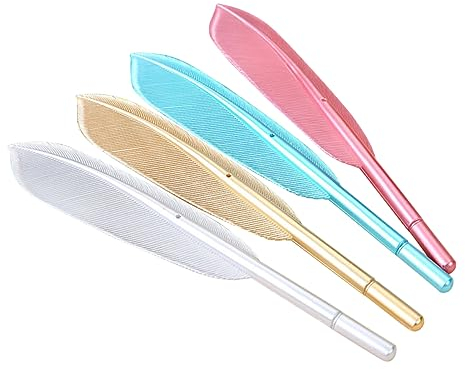 Tofficu Kugelschreiber 4er-pack Schwarze Geltinte 0 5 mm Spitze Bequemes Schreiben