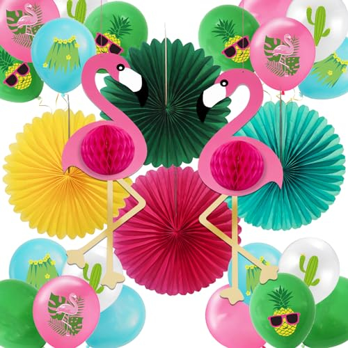 YBwanli flamingo deko,hawaii party deko,sommer/pool deko,gartenparty,dschungel deko ,Wenn ich Farben mit Naturthemen kombiniere, finde ich sie immer beeindruckend und auffällig