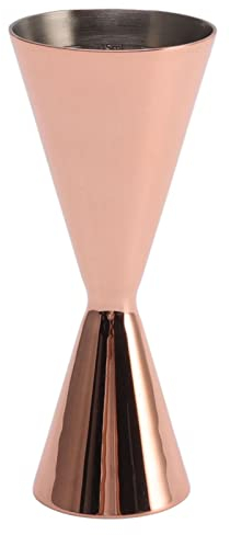 Jigger double for barman, jigger japonais Jigger Bar Jigger Tasse à mesurer Shot Measure Jigger avec mesures à l'intérieur(Color:Rose Gold)