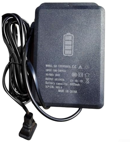 Outdoor Monitoring Power Adapter, Mini UPS Portable Uninterruptable Power Supply Battery Backup, For Various 12V Cameras(black)