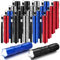 Tujoe 36 Pcs Mini Flashlights Bulk Bright Aluminum LED Handheld Torches with Lanyard Small LED Flashlights for Night Reading Emergency Hurricane Camping Hiking Party Favors(Multicolor)