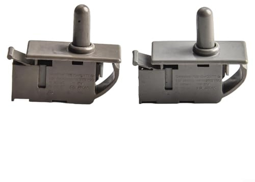 2PCS Interruptor De Botón Control De Luz De Puerta Interruptor