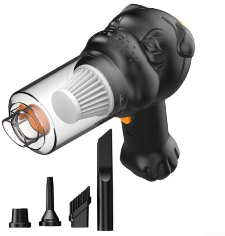 Handheld Vacuum Cleaner Cordless for MINI Vacuum for Car Desk Computer Rechargeable Air Duster Blower Wet Dry USB Portable Strong Suction 120W Low Noise for Smart Chip Filter Cover 250ML Bin for