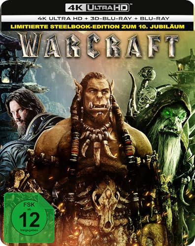 Warcraft: The Beginning (Steelbook, 4K-UHD+Blu-ray+3D-Blu-ray)