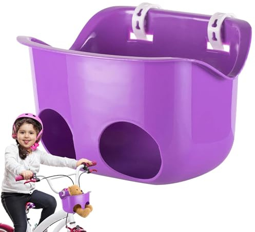 Doll Bike Seat, Secure Strap DollBike Carrier, Kids Bicycle Seat Basket, Safety Shell with Adjustable Harness, Multifunctional Doll BicyclesSeat for Bicycles Balance Bikes