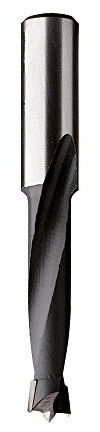 CMT 311.050.11 Zweischneiden-Dübelbohrer, 5 mm Durchmesser, 10 x 30 mm Schaft, Rechtsdrehung