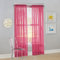 No. 918 Calypso Vorhang aus Voile, 150 x 160 cm, Rosa, 1 Stück