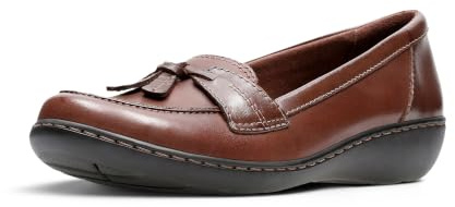 Clarks Women's Ashland Bubble Loafer, Brown Multi, 10 Narrow