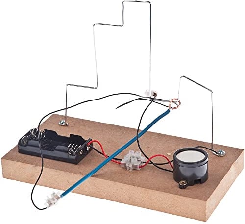 matches21 HOME & HOBBY Heißer Draht DIY Elektronik Bastelset für Kinder ab 9 Jahren Geschicklichkeitsspiel Bausatz