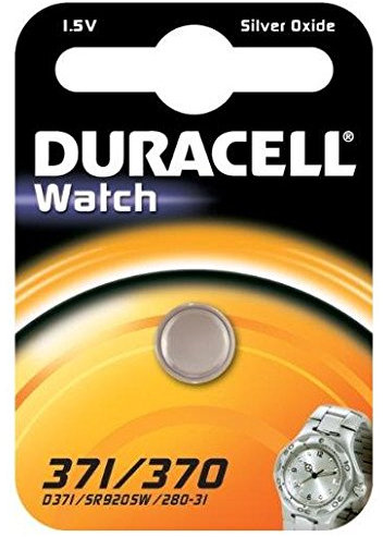 DURACELL Lot de 4 Piles spéciale Montres Watch 371/370 Blister x1 (SR69)