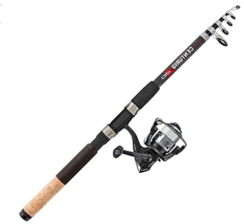 Jenzi Forelle Aal Angelset Combo Tele Centurio 2,10m 20-50 G + Valerio Rolle 2605 025