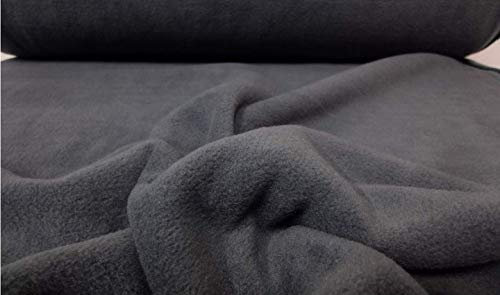 Fabrics-City POLARFLEECE FLEECE STOFF ANTIPILLING STOFFE (GRAU)