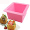 BAKER DEPOT 500ML Silikonform für handgefertigte Seifenform Toastform Brotform Quadrat, 2er Set