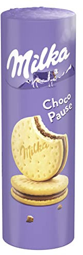 Milka Choco Pause Galletas Rellenas de Crema de Chocolate, 260 g
